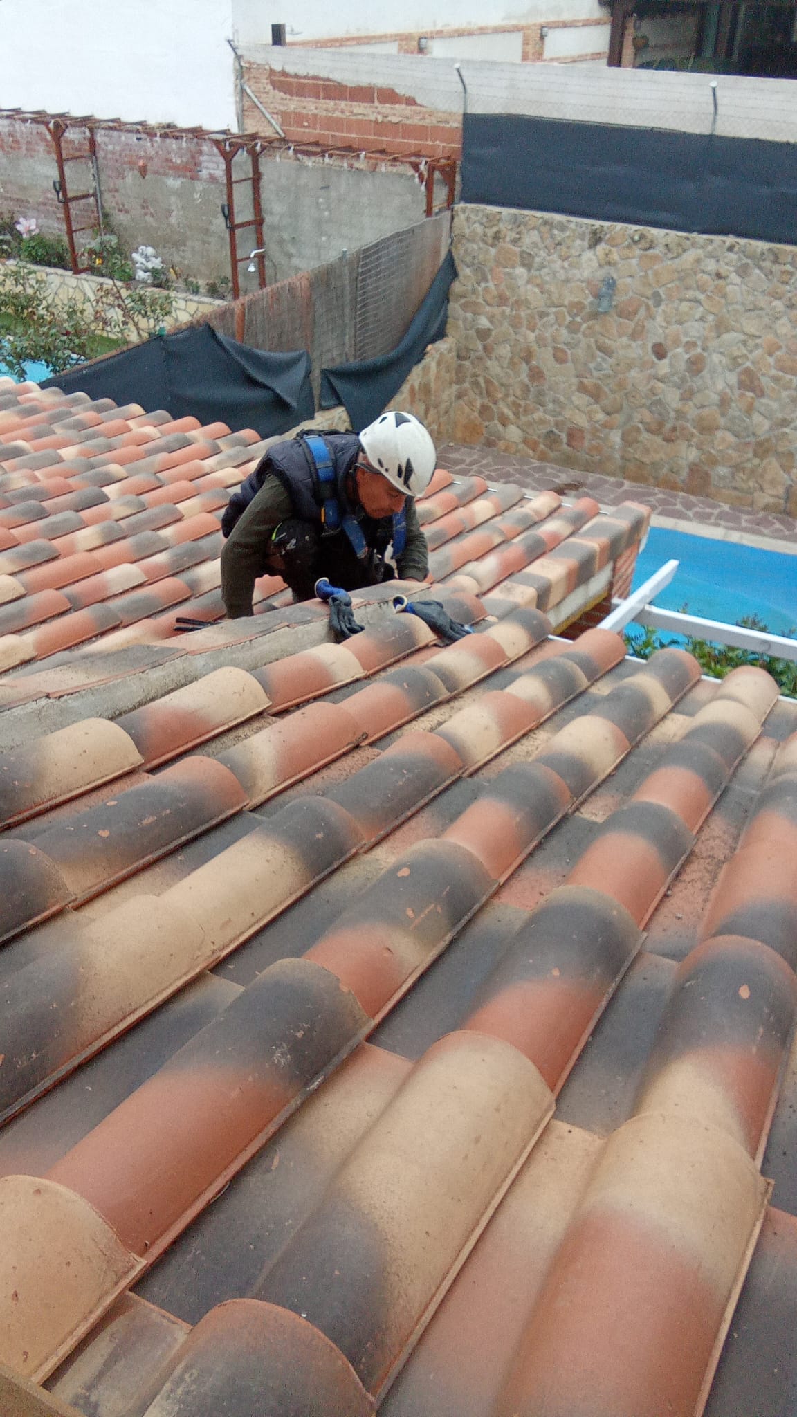 Sustitución de tejas