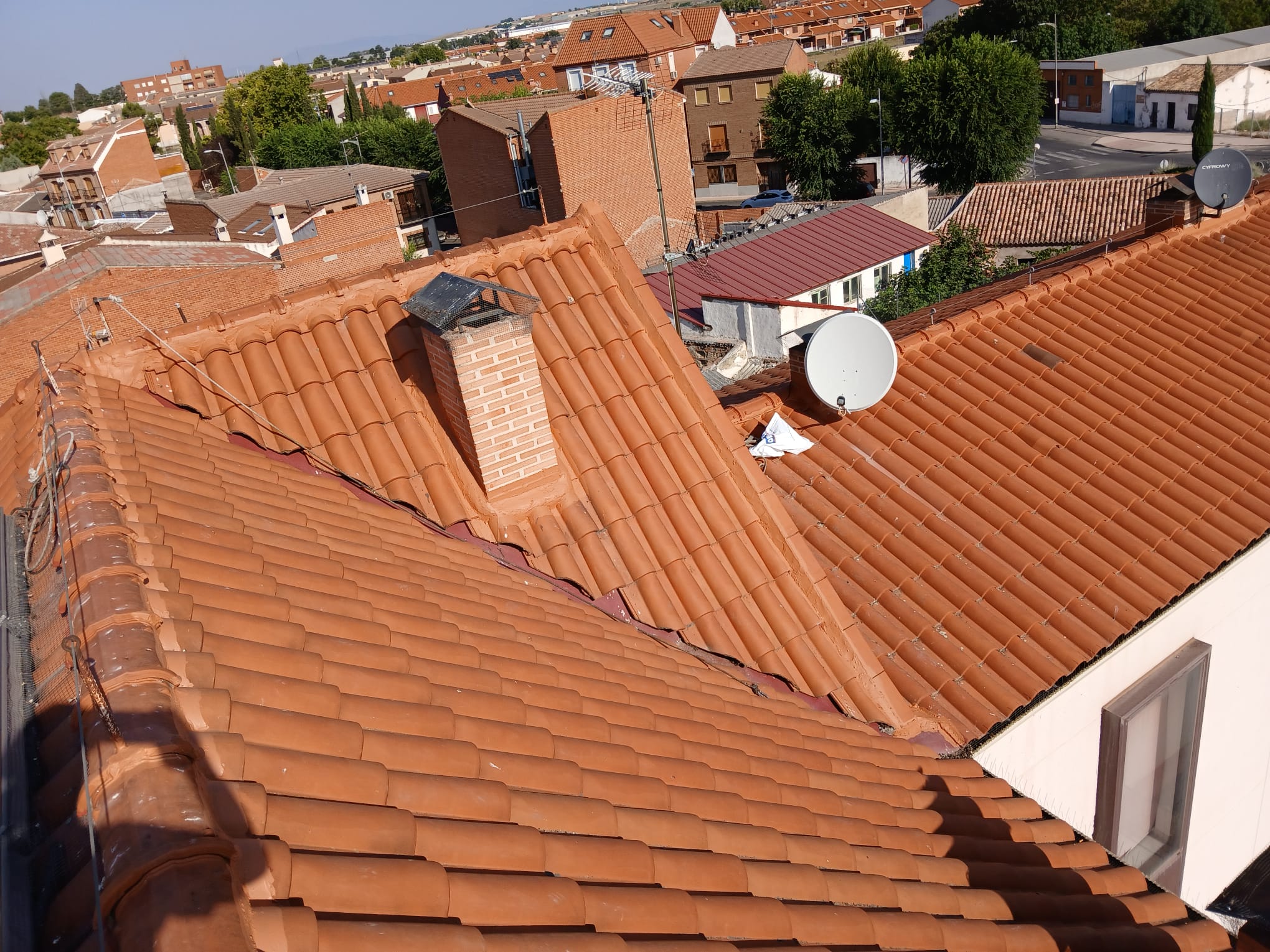 Tejado nuevo terminado